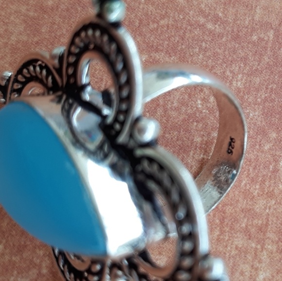 *Sale* New Chalcedony 925 Silver Ring. - Picture 8 of 8